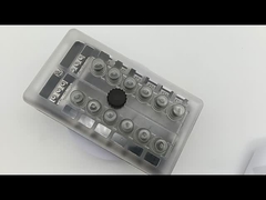 Standardblatt Sicherungskasse mit positiven und negativen Busstangen - 12-Wege Sicherungskasse mit negativen Bus