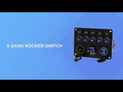 5 Gang wasserdichte Rocker Schaltfläche mit Dual