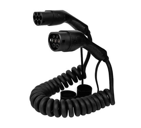 Wallbox EV-Ladegerät-Verlängerungskabel, 3-Phasen-PVC-Typ-2-Ladekabel