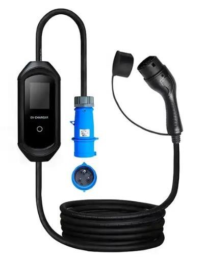 IP55 Typ 2 Portable EV-Ladegeräte 3,5 kW 7 kW Zuhause Leichtgewicht Einfache Installation