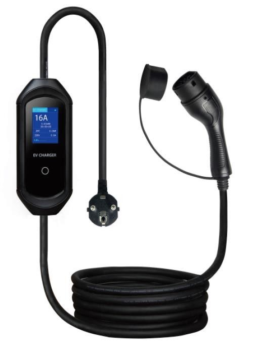 IP55 Typ 2 Portable EV-Ladegeräte 3,5 kW 7 kW Zuhause Leichtgewicht Einfache Installation