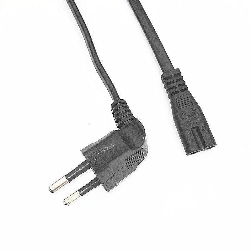Black America Netzkabel, 1,5 m, 3-poliges Netzkabel für Computer und Laptop