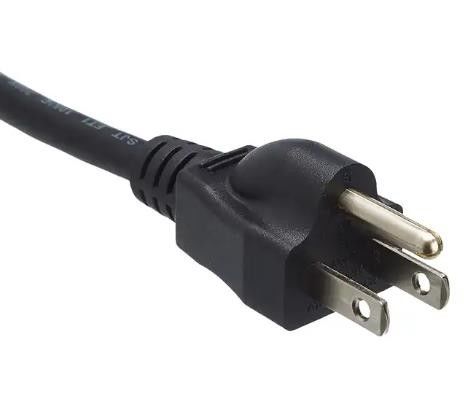 Netzanschlusskabel Iecs US imprägniert 250V 3 Pin Computer Ac Power Cable