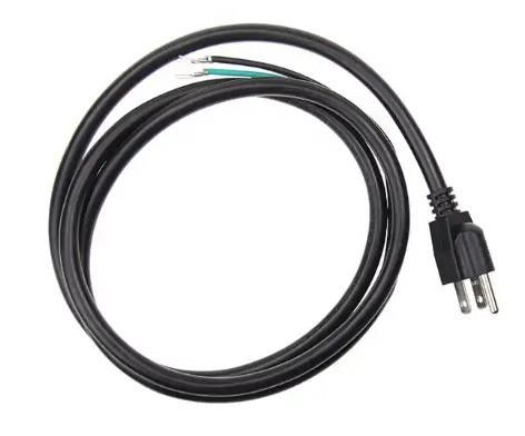 Netzanschlusskabel Iecs US imprägniert 250V 3 Pin Computer Ac Power Cable