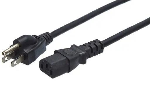Netzanschlusskabel Iecs US imprägniert 250V 3 Pin Computer Ac Power Cable