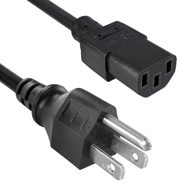 Netzanschlusskabel Iecs US imprägniert 250V 3 Pin Computer Ac Power Cable