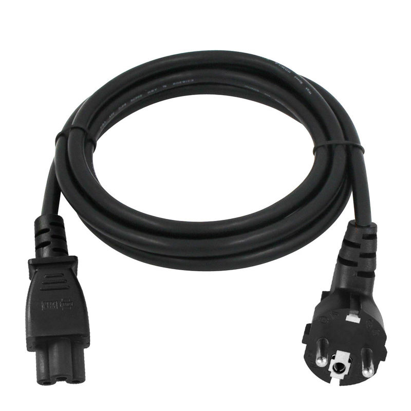 Stecker für europäische Wechselstromkabel, 250 V, leichte, gerade IEC C13-Netzkabel