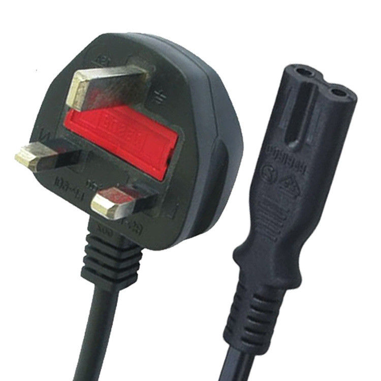 IEC UK AC-Netzkabel, 1,5 m, 3-poliges Netzkabel, 5 Fuß