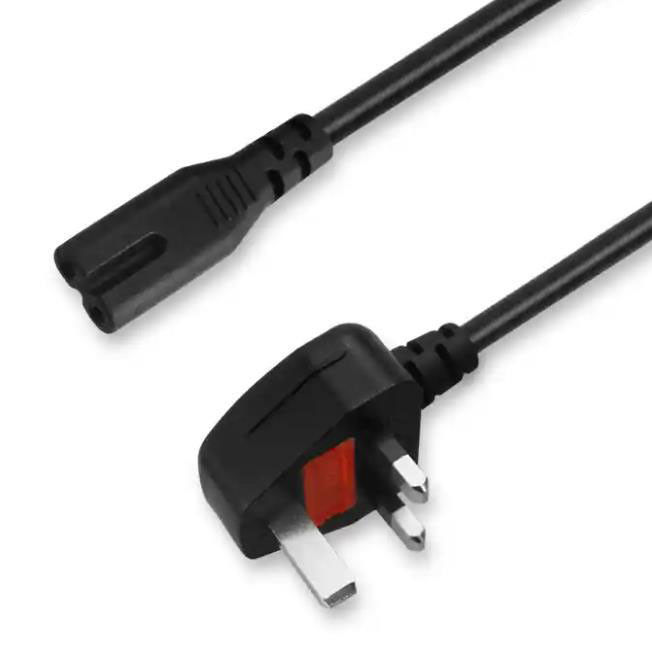 IEC UK AC-Netzkabel, 1,5 m, 3-poliges Netzkabel, 5 Fuß