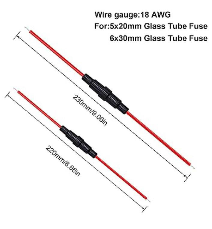 Inline-Glashalter der sicherungs-250VAC schraubenartig für medizinische Ausrüstung