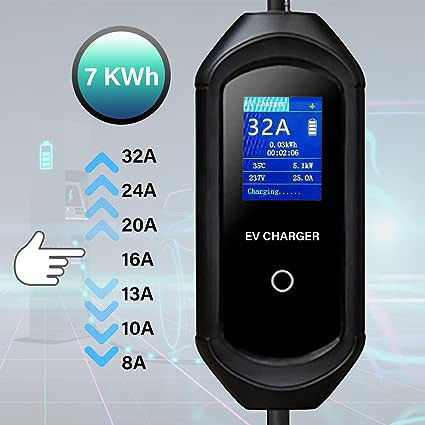 GBT 200-250V Stufe 2 3.5KW 7KW tragbares Schnellladegerät Staubdichtes 5M 7M 10M Kabel