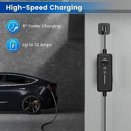 3.5KW 16A 7KW 32A Anschluss für Heimanwendungen Autolader Typ 2 Ac Ev Portable Charger