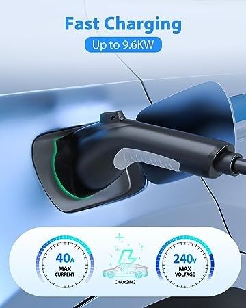 Wallbox EV-Ladegerät-Verlängerungskabel, 3-Phasen-PVC-Typ-2-Ladekabel