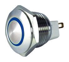 Ein-/Aus-Drucktastenschalter aus Metall, 30 mm beleuchtete ringförmige LED