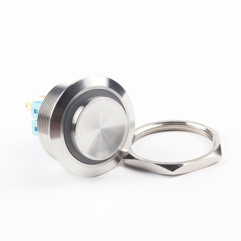 Ein-/Aus-Drucktastenschalter aus Metall, 30 mm beleuchtete ringförmige LED
