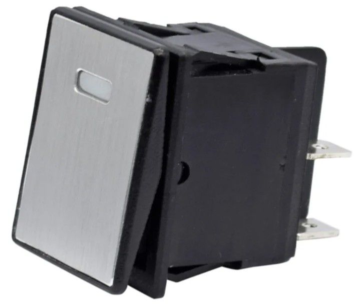 DC 12V 20A Druckknopf LED Metallplatte Aluminium 4PIN ON OFF Rocker Schalter für Auto Boot RV