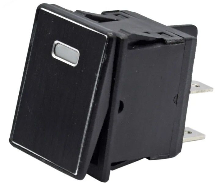 DC 12V 20A Druckknopf LED Metallplatte Aluminium 4PIN ON OFF Rocker Schalter für Auto Boot RV