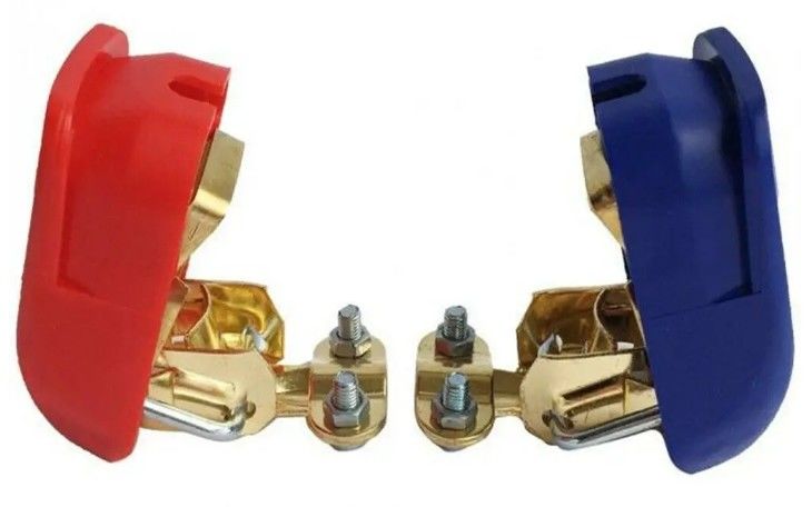 1 Paar 12V Auto Schnellentladung Batterie Trennschalter Klemmen Steckverbinder Automotive Inline Sicherung Halter