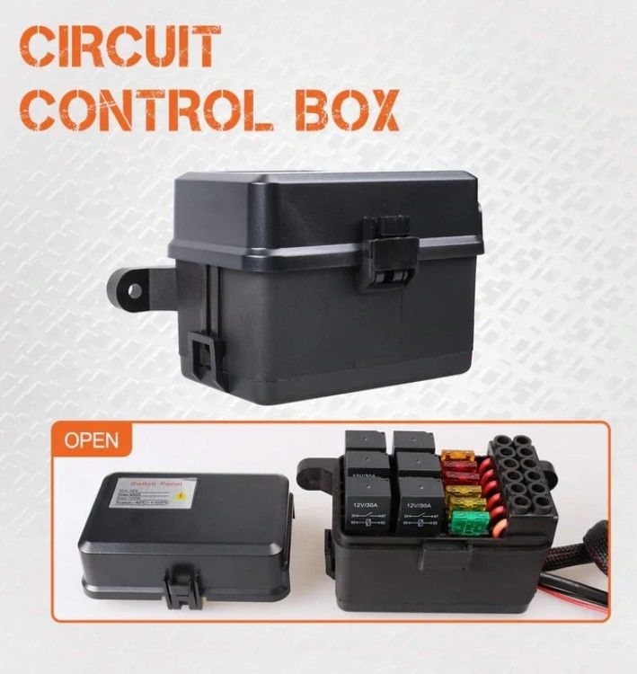 6 Gang 12V Led Switch Panel RGB Kit Automatischer Dimmbar Universal Light Bar Controller mit APP