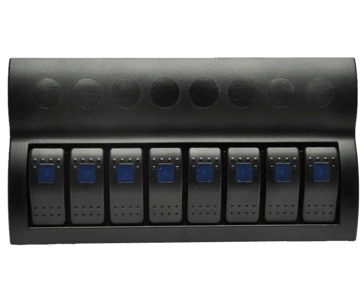 SEEMARINE BOAT SPLASSHIPROOF Schaltfläche 8 GANG mit LED-Indikator ROCKER AUTO Sicherungen
