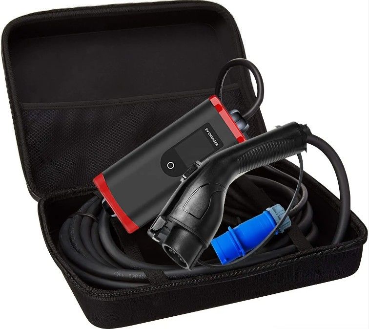 Anpassungs IP65 16A-40A Verstellbar SAE J1772 Typ 1 Portable EV Car Charger Portable Ladestation