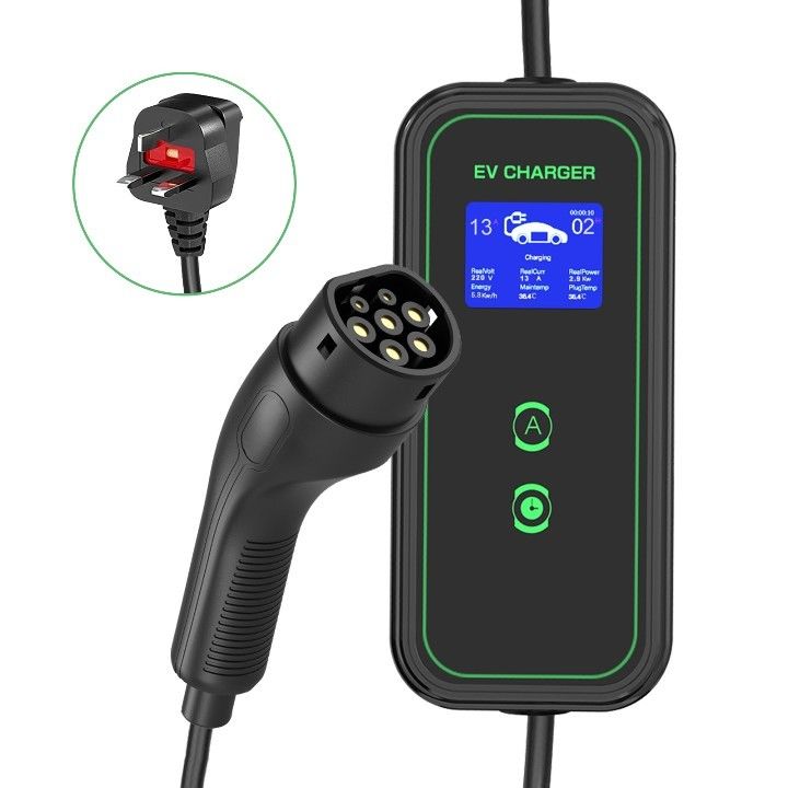 GBT 3,5 kW 7 kW tragbares AC-Ladekabel für Zuhause Tragbares EV-Ladegerät Tpe-Jacket