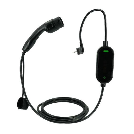 Portable EV-Ladegeräte 7KW Tpe Jacket IEC 62196 Typ2 2.4 Quot LCD CE TUV ROHS