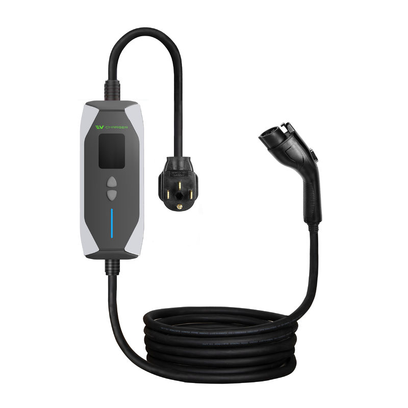 7 kW tragbares Notfall-EV-Ladegerät 0,96 Zoll Typ 2 New Energy EV-Ladegerät