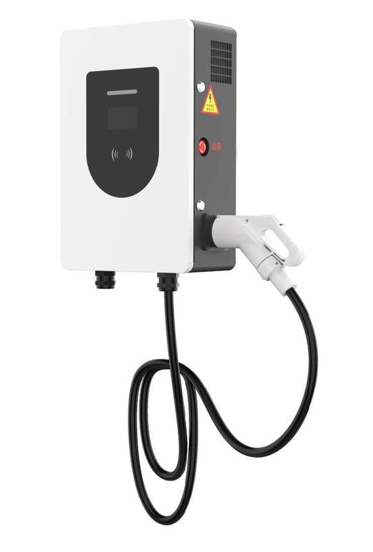 30kW IP54 CCS Wandmontiertes DC EV-Ladegerät 4G Ethernet 5M CHAdeMO DC EV-Ladestation