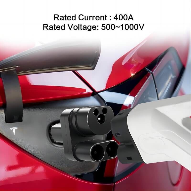 CCS2 zu Tesla Adapter Für Tesla, Auto Ladegerät EV Ladegerät Tesla CCS Combo 2 Adapter
