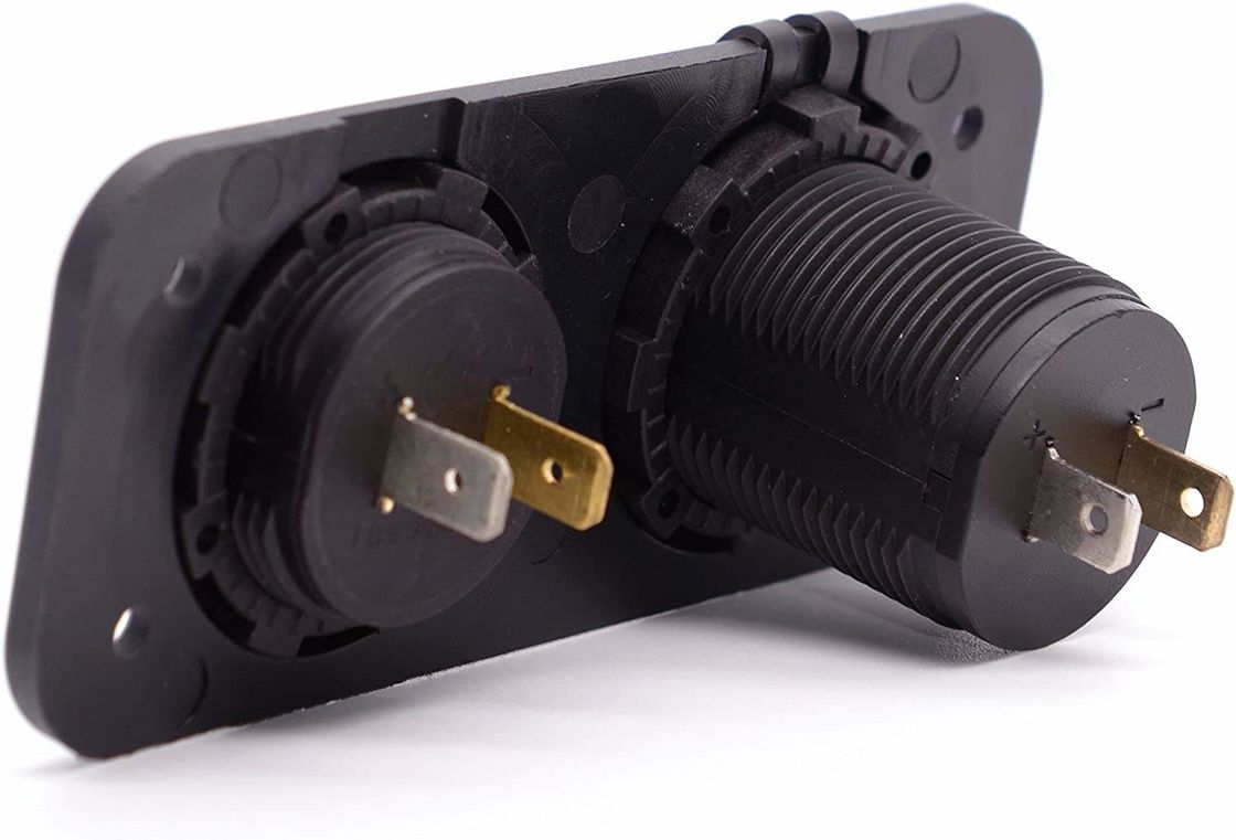 DC 12V 24V LED Digitale Voltmeter Dual USB Steckdose Steckdosen-Panel 3.1A Ladegerät