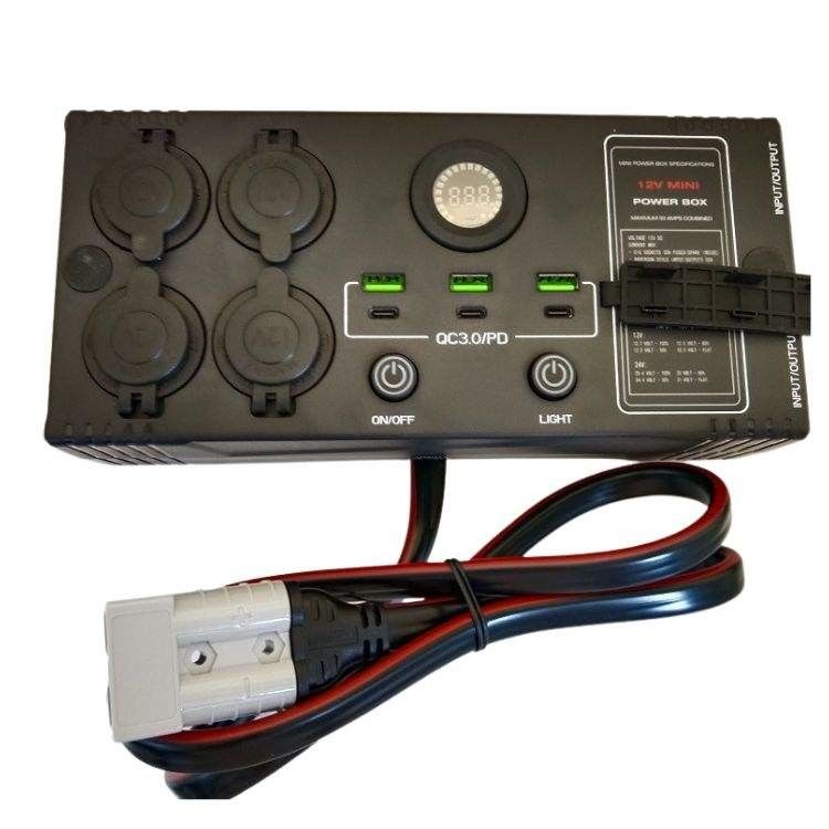 Portable USB QC3.0 PD Schalter Steuerung DC DC Ladegerät Mini Power Box mit Steuerung