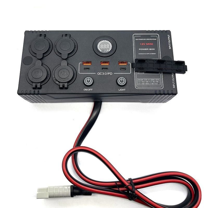 Portable USB QC3.0 PD Schalter Steuerung DC DC Ladegerät Mini Power Box mit Steuerung