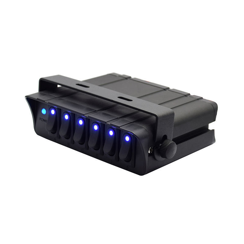 6 Gang Rocker Schaltfläche SPST Schaltfläche 30Amp Max 12 AWG Drähte