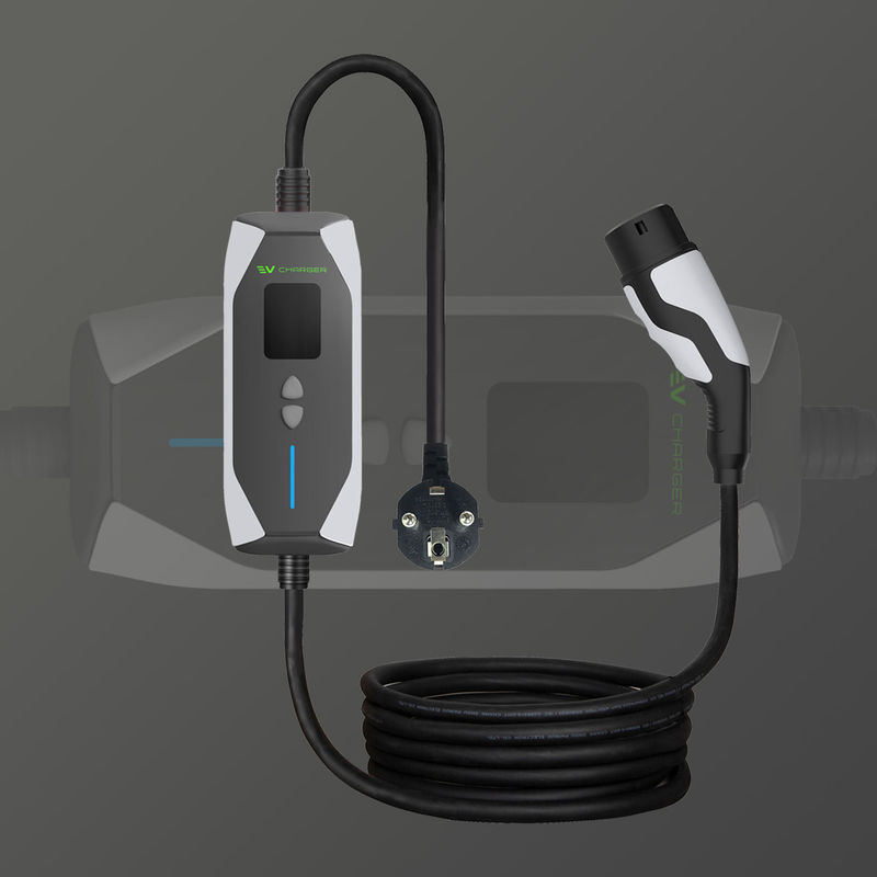 16A 3.5KW 32A 7KW Portable EV 240V TYPE 2 Portable Level 2 EV Ladegerät für Elektroautos