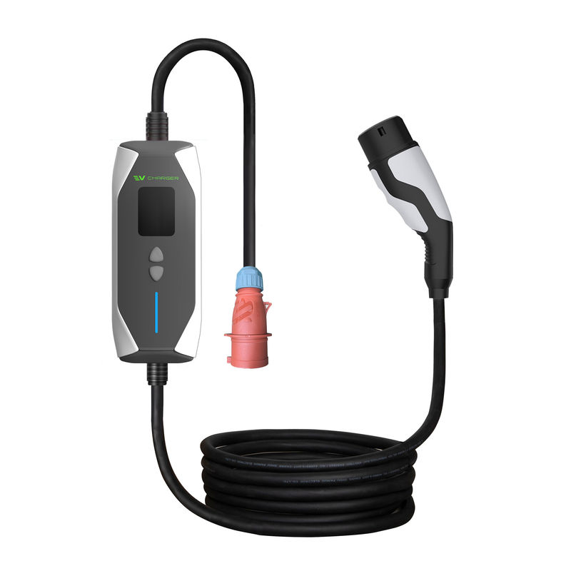 OEM ODM GBT 32A 7KW Trinkbare Elektroauto Schnellladegerät Außenladegerät 1 Phase Trinkbare EV Ladegerät mit 5M Kabel