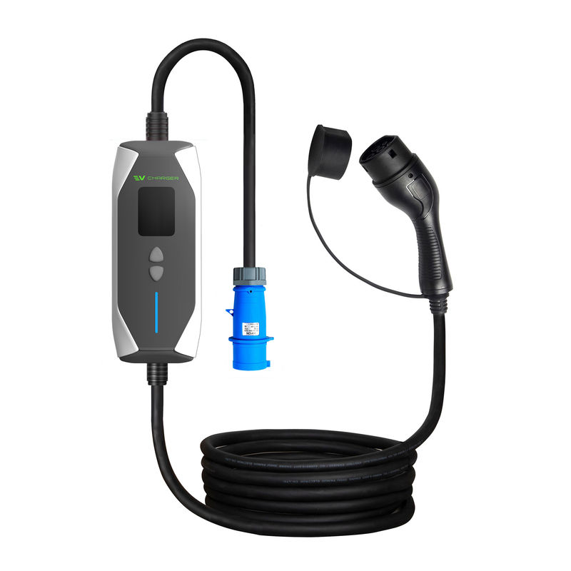 OEM ODM GBT 32A 7KW Trinkbare Elektroauto Schnellladegerät Außenladegerät 1 Phase Trinkbare EV Ladegerät mit 5M Kabel