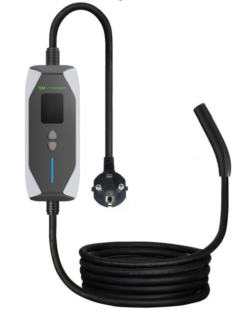 Portable Tesla NACS LCD Display 16A 32A Elektroauto Schnellladestation Portable EV Ladegerät