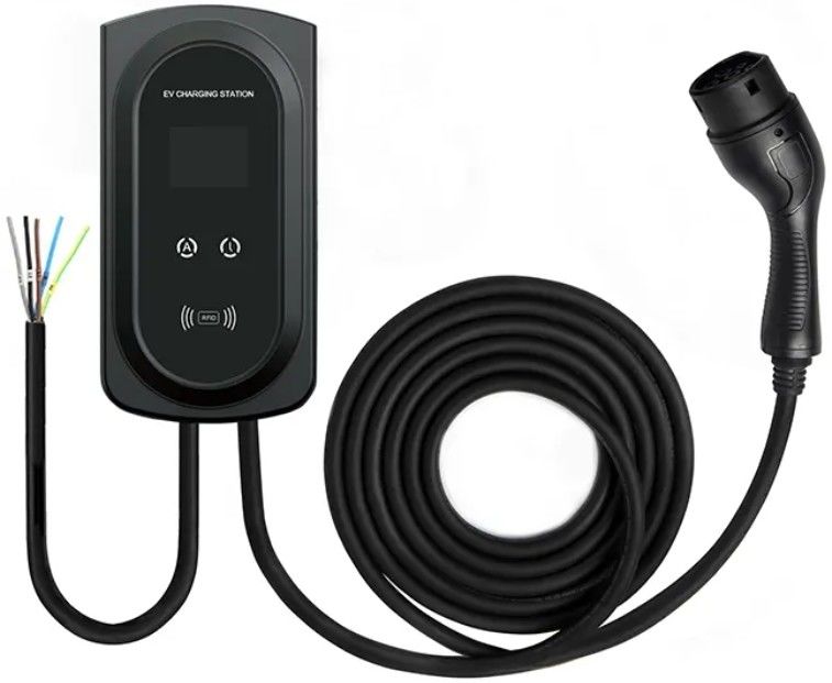 GBT Ac Wall Ev Ladegerät 32a Wallbox Ev Ladegerät Wandmontage Stufe 2 Ev Ladegerät für Zuhause