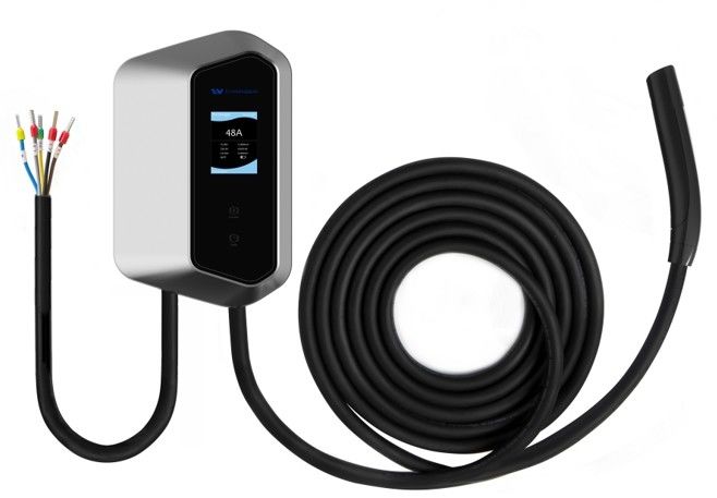 SAE J3400 Stecker-offenes NACS-Kabel 9kw 11kw SAE J1772 Typ 1 EV-Ladestation EV-Wandladegerät