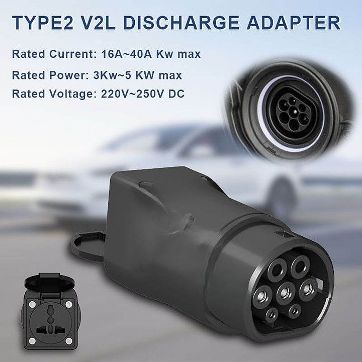 V2l-Anschluss Ev Entladung Entladung V2l Fahrzeug zum Beladen Typ 2 V2L-Adapter