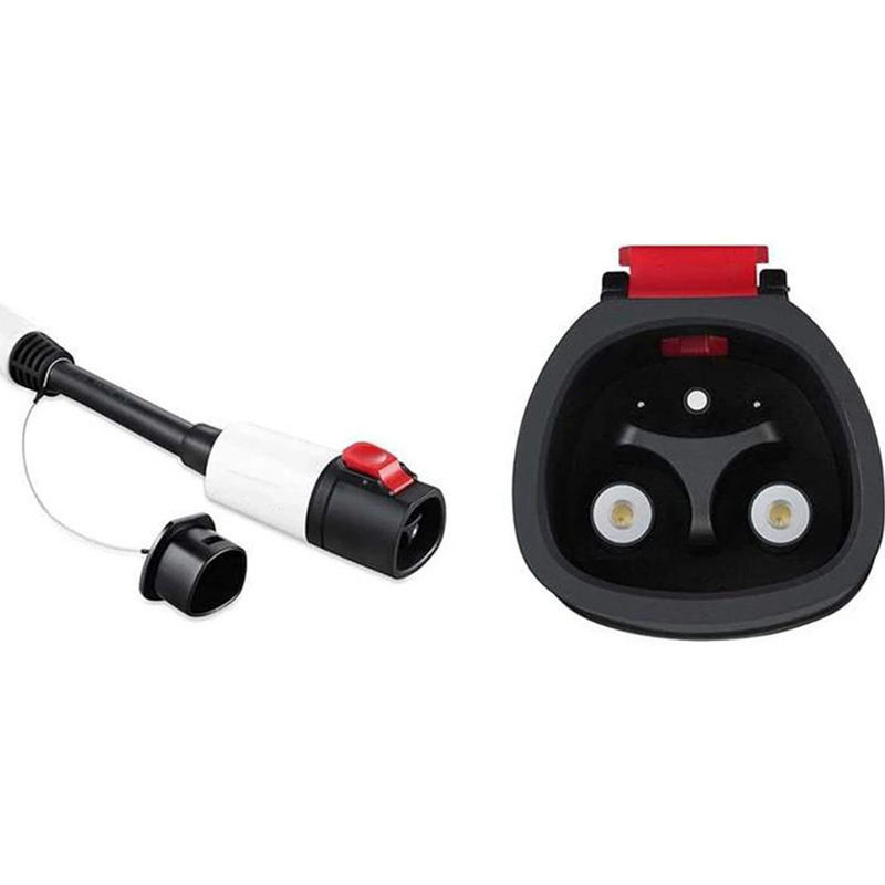 Portable Safety 60A 250V Tesla zu Typ1 EV-Ladegerät Adapter mit Kabel für Elektroauto-Ladegerät