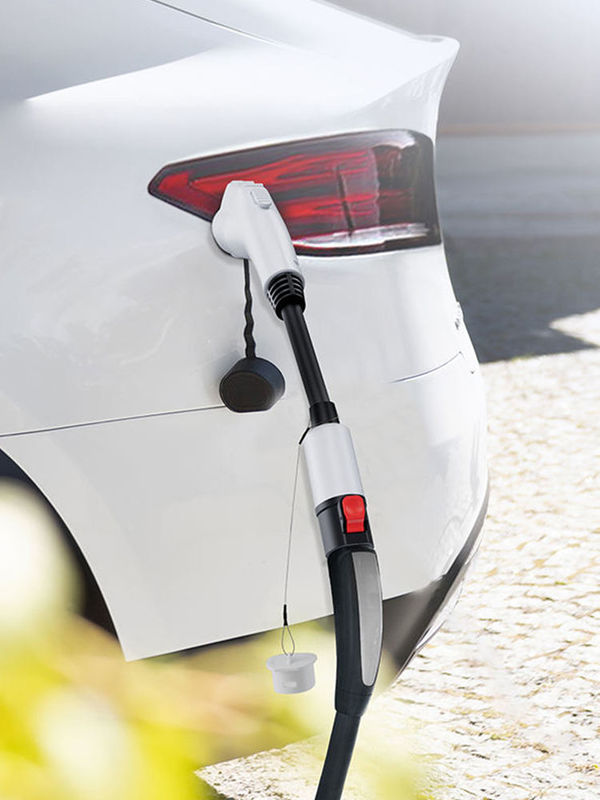 Portable Safety 60A 250V Tesla zu Typ1 EV-Ladegerät Adapter mit Kabel für Elektroauto-Ladegerät