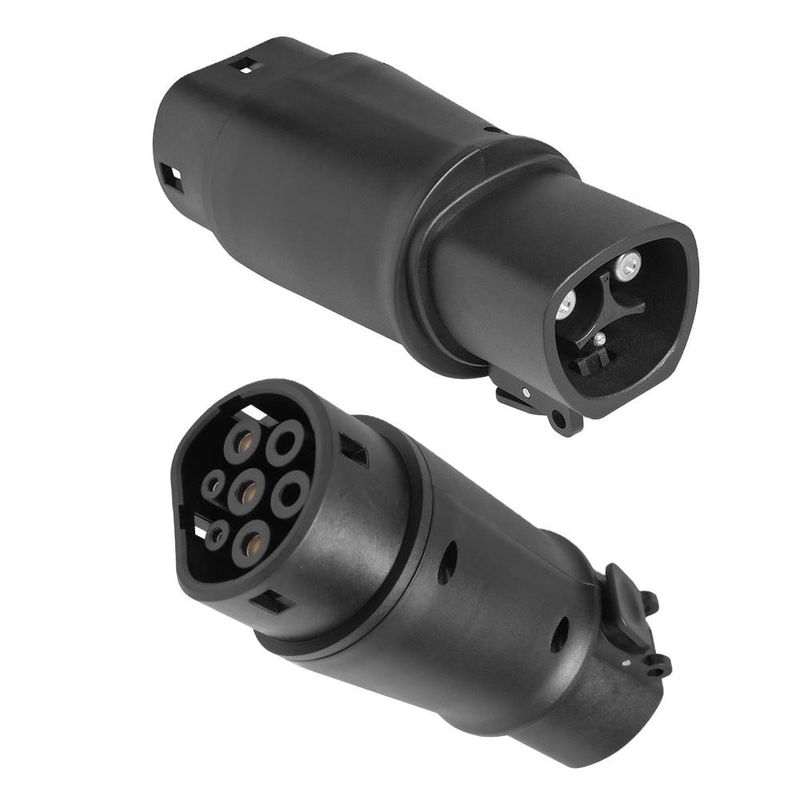 Tesla zu Typ2 Laderausrüstung 60A max Stecker 14kw Ev Stecker Schnell aufladen