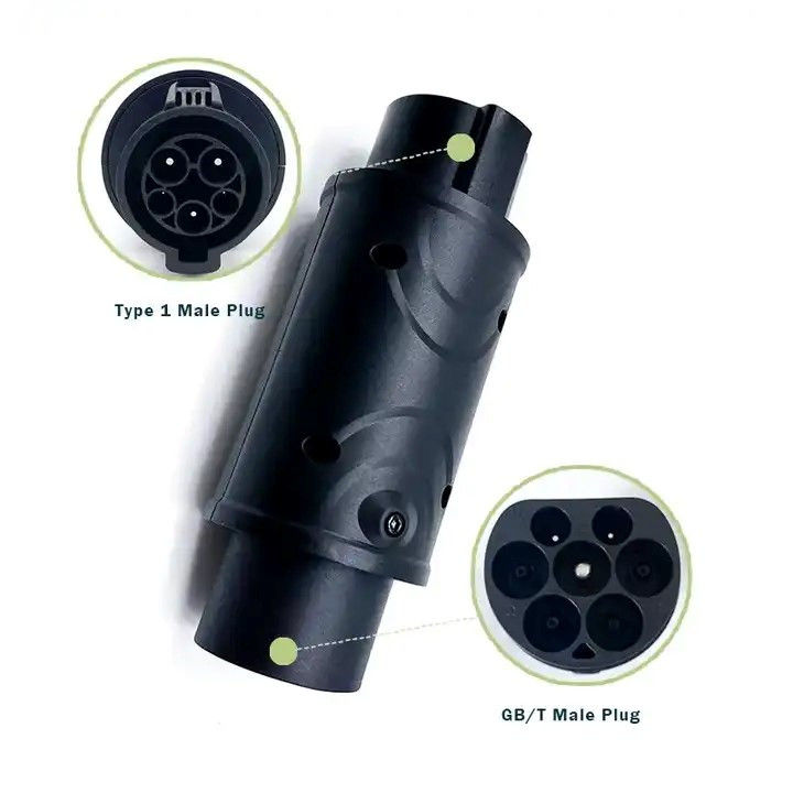 Ev-Adapter-Ladestelle Elektrofahrzeug J1772 32a Typ 1 Ev-Ladegerät J1772 zu GB/T-Adapter