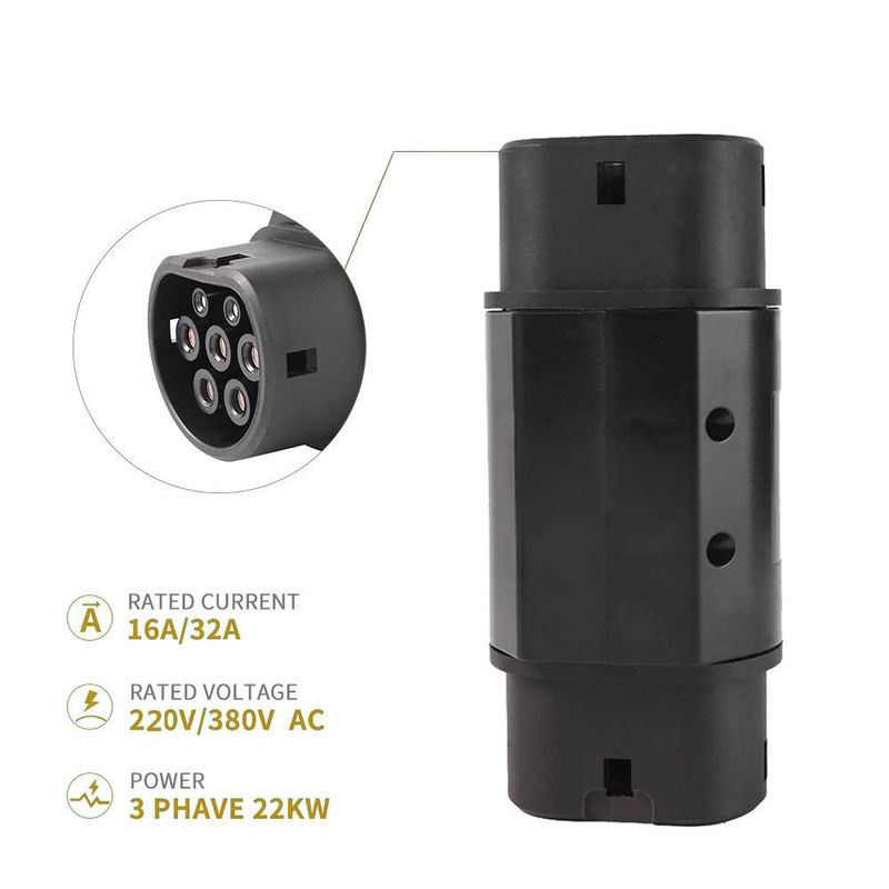 Neuer Energieaufladeanschluss 32A Wechselstrom-Typ2 zu GBT-Adapter für EVSE-Aufladung