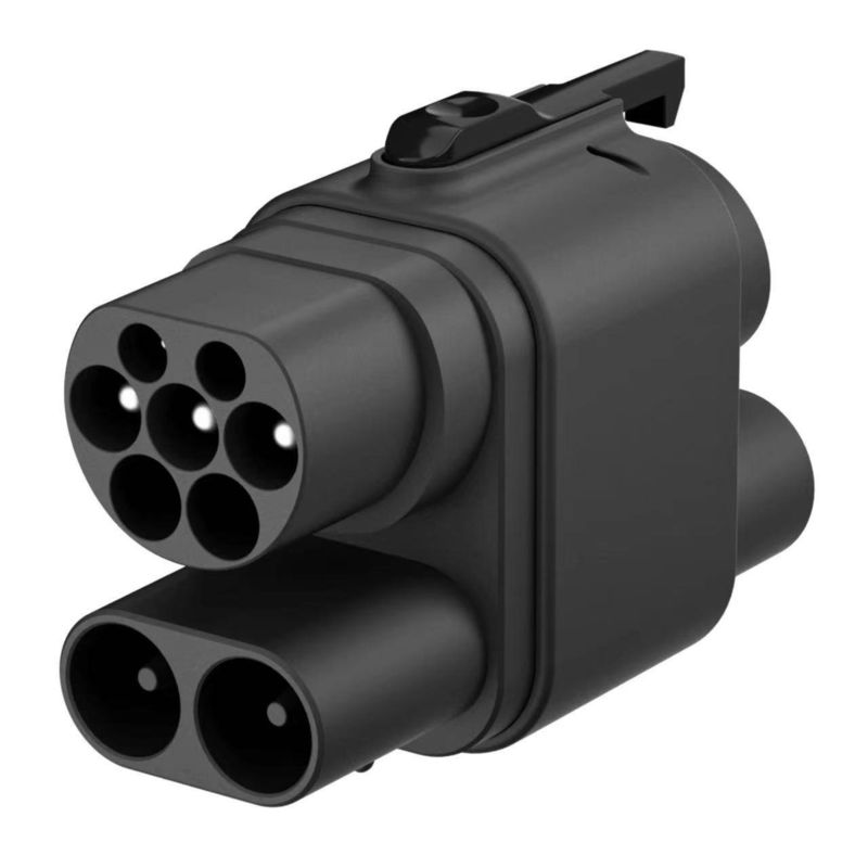Fabrik-direkte 200 kW Gleichstrom-Ladadapter CCS2 zu CCS1 EV-Anschluss schnelles Laden CCS2 zu CCS1 Adapter